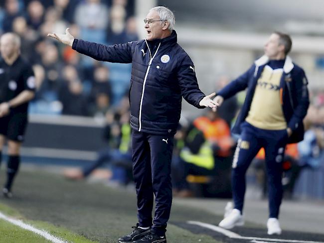 Leicesters Trainer Claudio Ranieri muss seine Mannschaft wieder auf Kurs bringen
