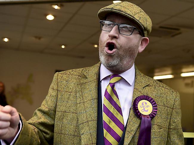 Ukip-Chef Nuttall hoffte auf einen Sieg in Stoke-on-Trent und somit auf ein zweites Mandat für seine Partei im britischen Unterhaus. Doch Nuttall unterlag dem Labour-Kandidaten.