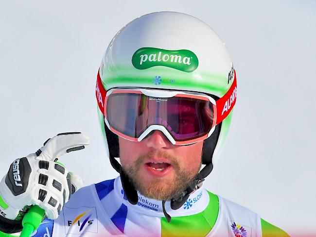 Bostjan Kline feierte in Kvitfjell seinen ersten Sieg im Weltcup