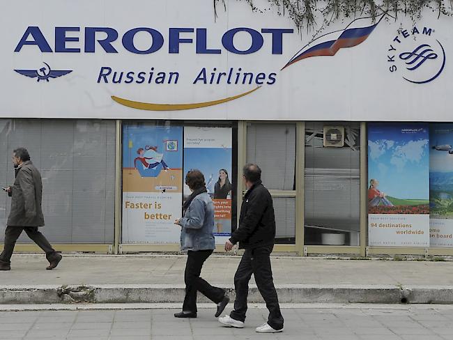 Eine Maschine der russischen Aeroflot hatte nach dem Start in Zürich Probleme. (Archiv)