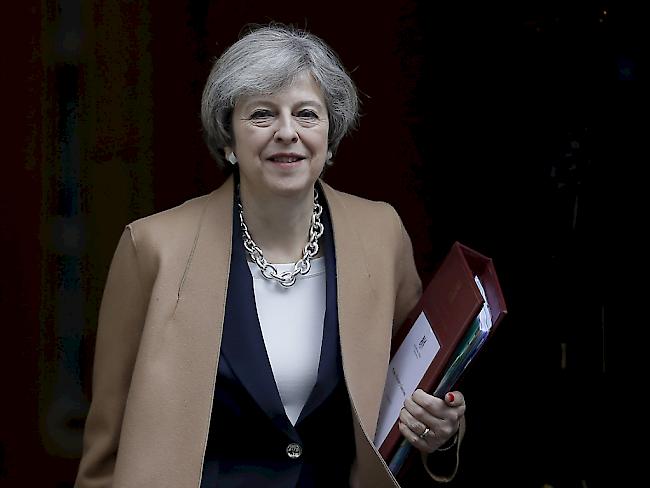 Ist bereit: Die britische Premierministerin Theresa May will am 29. März der EU die Austrittserklärung Grossbritanniens überreichen. (Archiv)