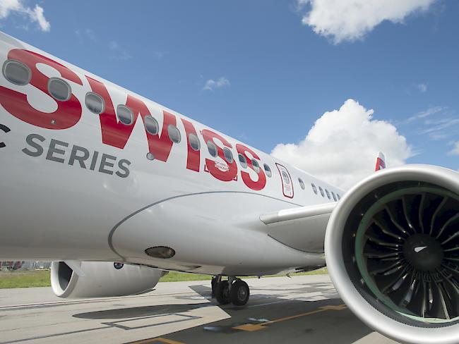 C Series -Flugzeuge für Genf: Swiss beginnt am Sonntag mit dem Ersatz der in Genf stationierten Flugzeuge. (Archivbild)