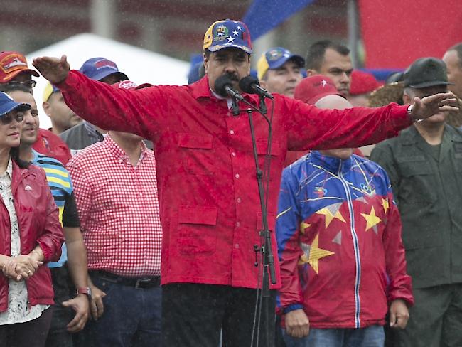 UNO soll die Probleme regeln: Venezuelas Präsident Maduro hofft auf Hilfe wegen Gesundheitsnotstand. (Archivbild)