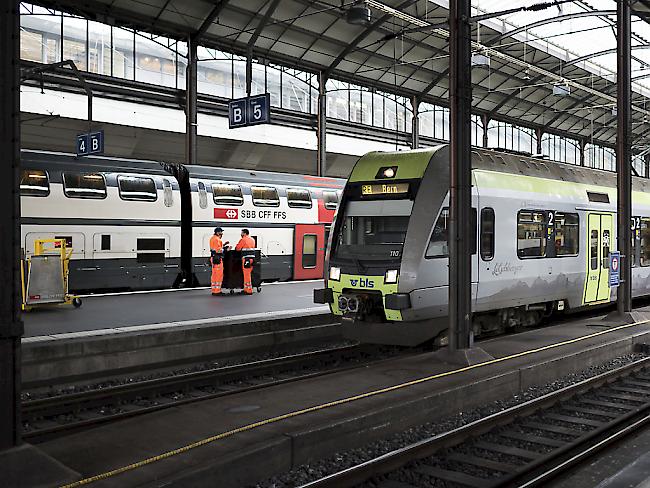 Wieder freie Fahrt im Bahnhof Luzern: Die Reparaturarbeiten nach der Entgleisung sind abgeschlossen. (Archivbild)