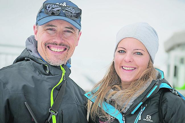 Björn Walter (42) aus Grächen und Kerstin Brigger (27) aus Staldenried.