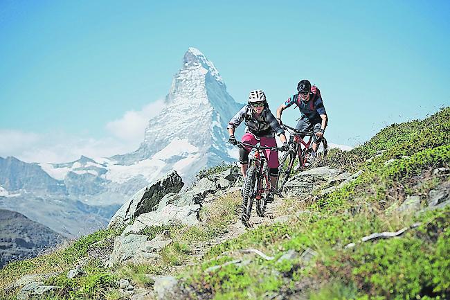 Der Ausbau der Zermatter Bikerinfrastruktur harzt.