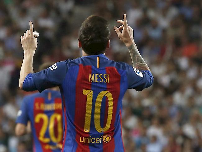 Lionel Messi erzielte sein 500. Tor für Barcelona