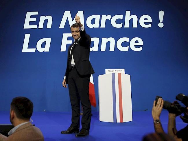 Nach dem Erfolg von  Emmanuel Macron in der ersten Runde der französischen Präsidentschaftswahlen sind die Börsianer in Europa 