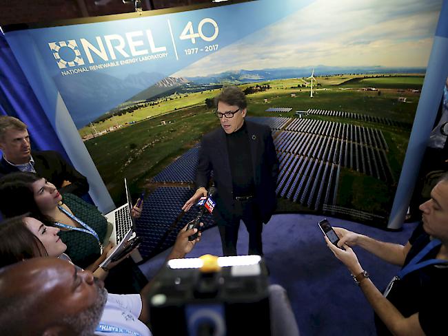 Will seinen Chef zum Umdenken in Klimafragen bewegen: US-Energieminister Rick Perry. (Archivbild)
