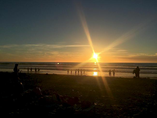 «Sonnenuntergang am Mission Beach»