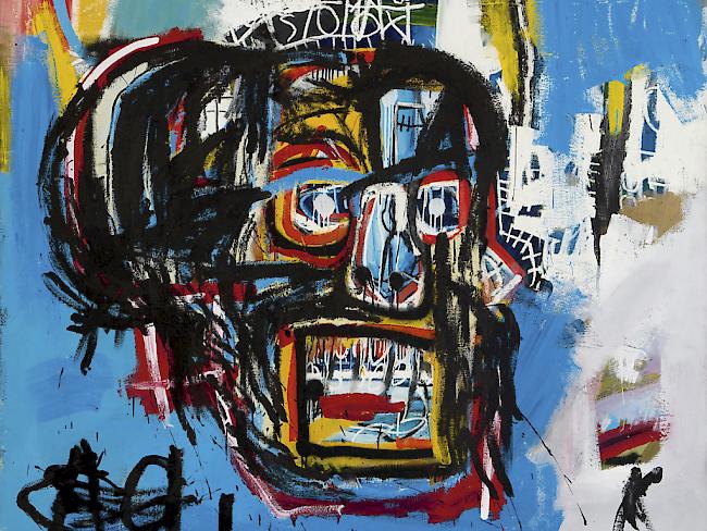 Jean-Michel Basquiats Kunstwerk "Untitled" war einem Bieter 110 Millionen Dollar wert.