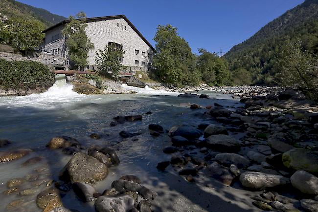 Das Zentralengebäude der Aletsch AG in Mörel