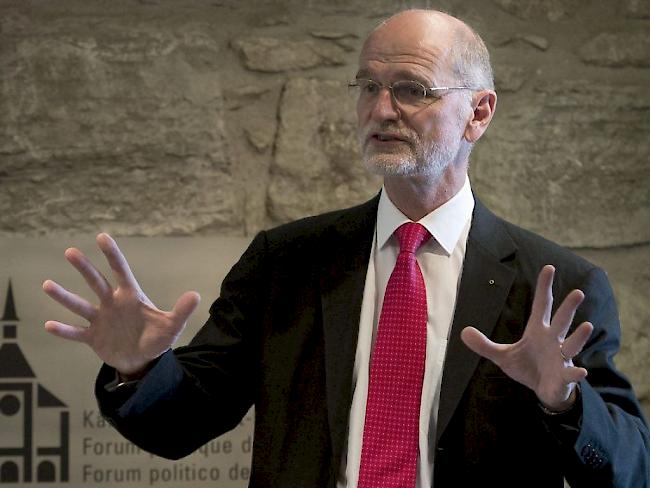 Jean-Frédéric Jauslin, ehemaliger Direktor des Bundesamts für Kultur (BAK), wird Präsident der neugegründeten Stiftung Sion Violon Musique. (Archivbild)