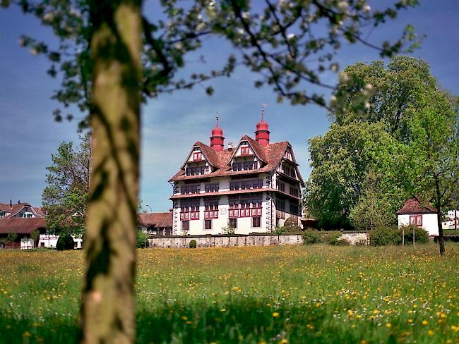 In der Ital Reding-Hofstatt in Schwyz haben Künstler die Ausstellung "Mutter Erde bittet zu Tisch" arrangiert. (Handout)