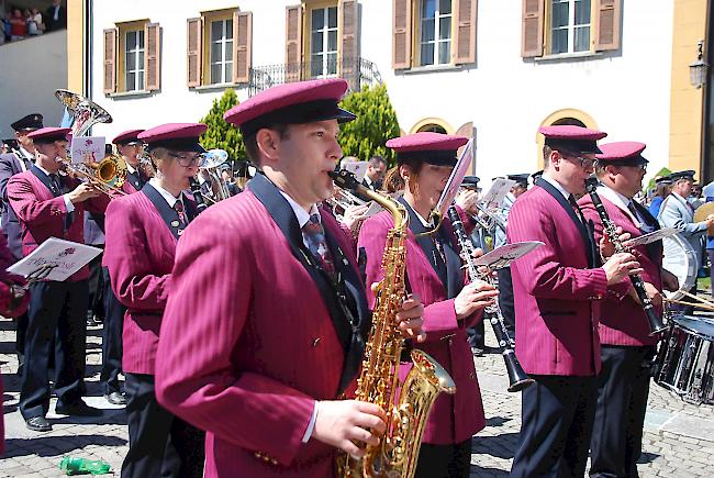 Eindrücke vom Bezirksmusikfest in Visp