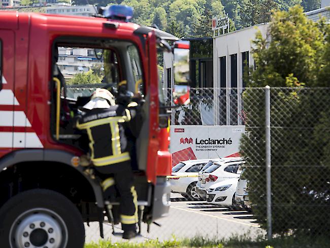 Im Gebäude des Waadtländer Unternehmens Leclanché ist es am Montag zu einer Explosion gekommen.