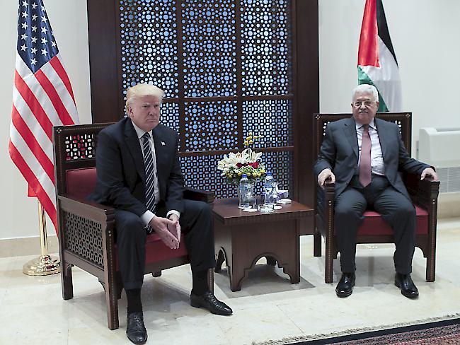 Zweites Treffen zwischen Trump und Abbas innerhalb weniger Wochen: Trump sagte in Bethlehem wenig über seine Vorstellungen über eine Lösung im Nahostkonflikt.