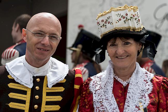 Erwin Hellrigl (50) und Roberta Stupf (64), beide aus Brig.
