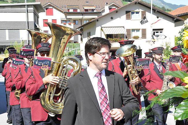Impressionen vom Bezirksmusikfest in Salgesch.