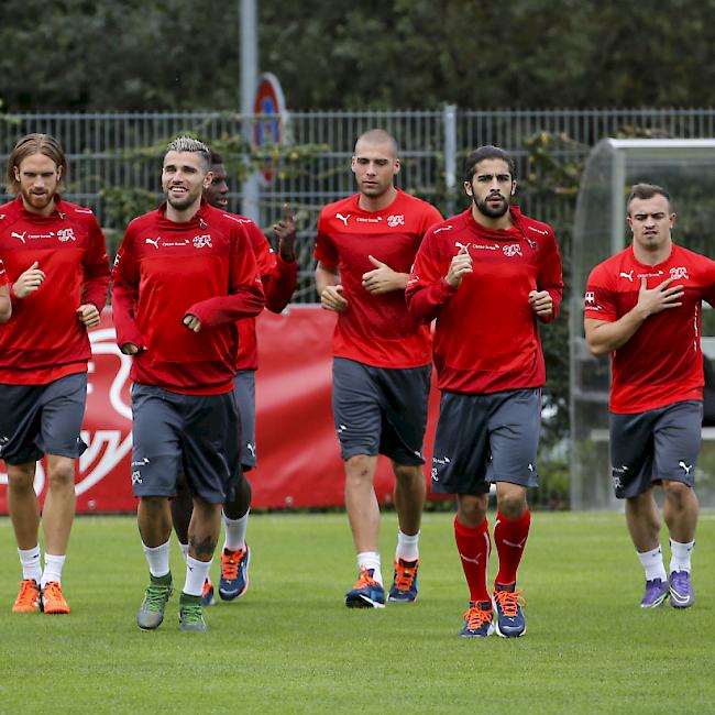 Die Schweizer Nationalmannschaft kann sich für die Finalissima in Lissabon warmlaufen