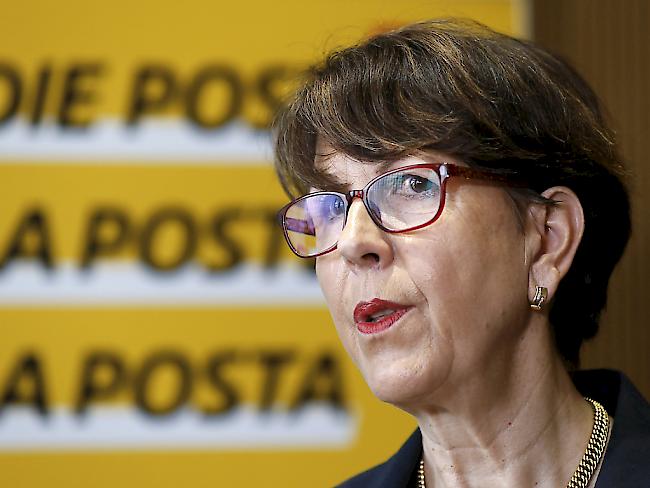 Post-Chefin Susanne Ruoff will die Poststellenreform trotz Kritik durchziehen.