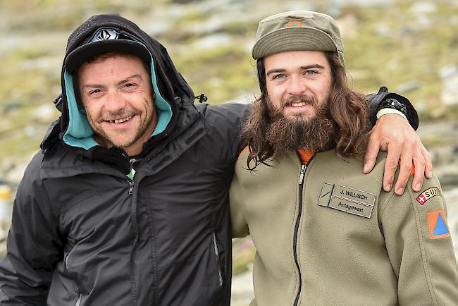 Boris Lauber (32) und Joshua Willisch (24), beide aus Zermatt.