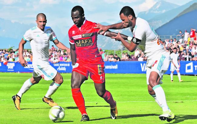 Abgang in Sicht. Moussa Konaté soll noch vor Ende der Transferfrist zu Benfica Lissabon wechseln.