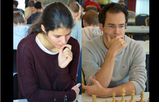 WFM Lena Georgescu und GM Yannick Pelletier sind in Grächen die Favoriten auf den Meistertitel.