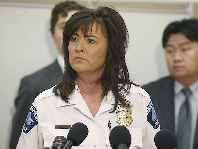 Hat nach Gewalt im Polizeicorps das Vertrauen der Bürgermeisterin verloren: Die Polizeichefin der US-Stadt Minneapolis, Janee Harteau. (Archivbild)