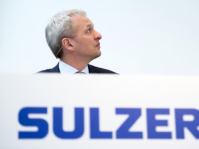 Sulzer-Chef Greg Poux-Guillaume zeigt sich optimistischer und erwartete mehr neue Bestellungen als noch im März. (Archiv)