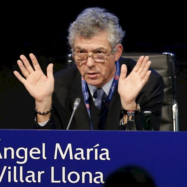 Angel Maria Villar ist nicht mehr UEFA-Vizepräsident