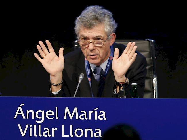 Angel Maria Villar ist nicht mehr UEFA-Vizepräsident