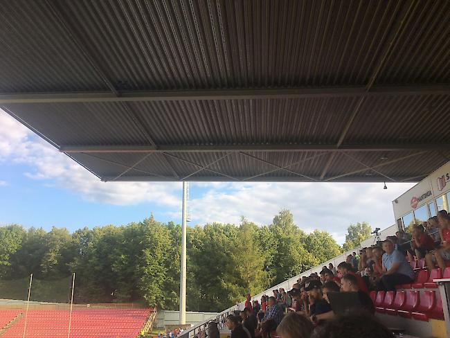 Impressionen aus dem Stadion in Marijampolé in Litauen.