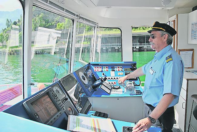 Freie Fahrt voraus – Karl Stupf ist Schiffsführer der MS Gotthard auf dem Vierwaldstättersee.