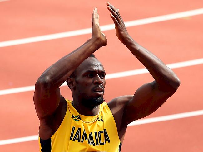 Usain Bolt feiert seinen Abschied von der Leichtathletik