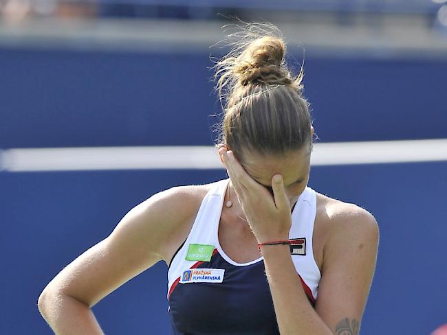 Die Weltranlgisten-Erste Karolina Pliskova schied im Viertelfinal von Toronto aus