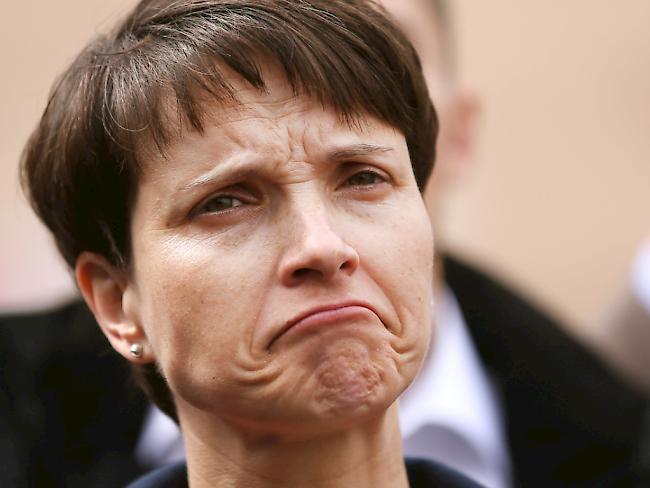 Die Vorsitzende der Partei Alternative für Deutschland (AfD), Frauke Petry, soll ihre Immunität verlieren. (Archivbild)