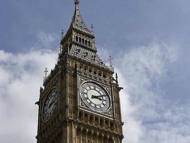 Der Glockenschlag des Londoner Big Ben ist am Montagmittag voraussichtlich für Jahre verstummt.