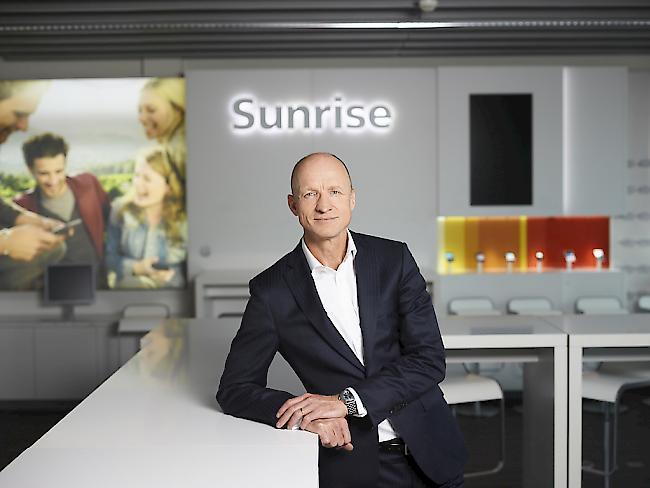 Sunrise-Chef Olaf Swantee kann sich über mehr Halbjahresgewinn freuen. (Archiv)