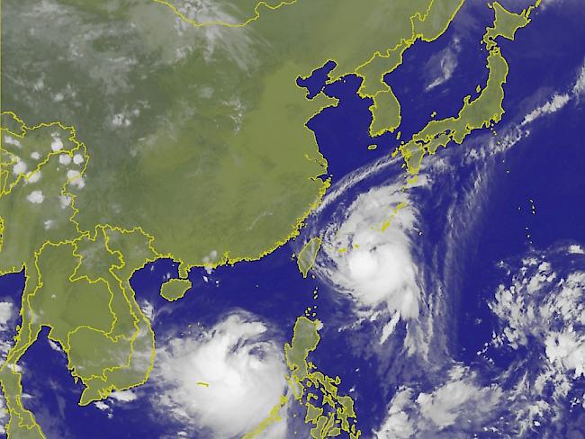 Rund 90 Flüge und 224 Schiffsüberfahrten gestrichen: Taifun "Talim" nimmt Kurs auf Südjapan.