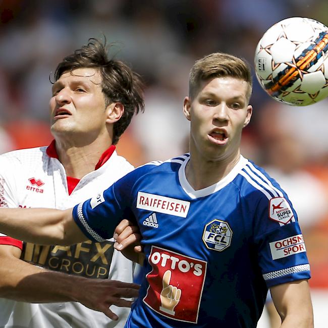 Cedric Itten (rechts) spielt in Zukunft wieder für den FC Basel