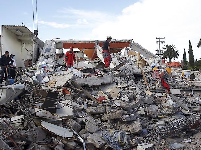 Die Aufräumarbeiten nach dem heftigen Erdbeben vom Dienstag in Mexiko laufen noch - da erschüttert bereits ein weiteres Beben das Land.