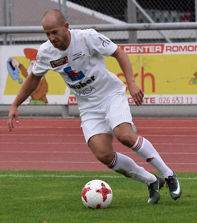 Dalibor Vasenda holt mit dem FC Oberwallis Naters den zweiten Sieg der Saison.
