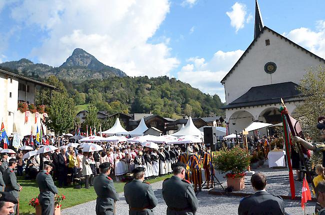 1000 Jahre Naters. Impressionen von der St. Merez-Feier, die den Startschuss der Jubiläumsfeierlichkeiten darstellte.
