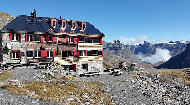 Die Lämmerenhütte war im vergangenen Jahr die drittbeliebteste SAC-Hütte im Oberwallis.