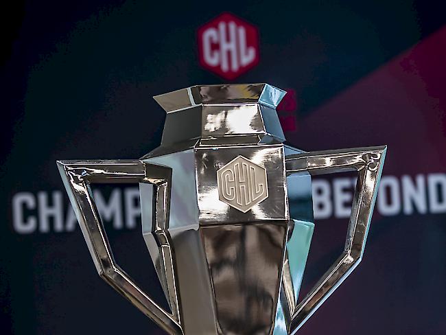 Das Objekt der Begierde: der Pokal für den Sieger der Champions Hockey League