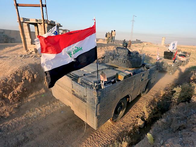 Die irakischen Truppen sind im Gebiet Kirkuk weiter vorgerückt.