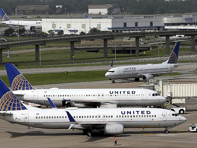 Der drittgrössten Fluggesellschaft auf dem US-Markt, United Continental, machte zu schaffen, dass der Flughafen Houston wegen des Wirbelsturms "Harvey" mehrere Tage lang geschlossen war. (Archivbild)