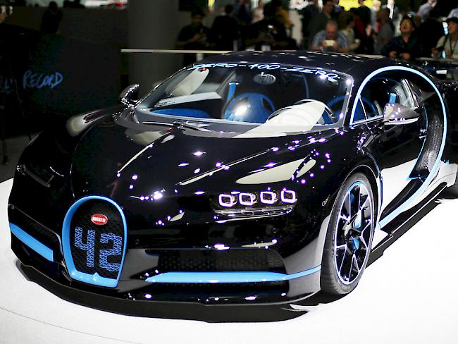 Bugatti Zero-100-Zero an der Internationalen Automobilausstellung IAA in Frankfurt. (Archiv)
