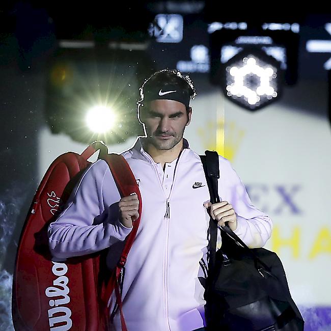 Roger Federer schreitet an den Swiss Indoors wieder vor heimischem Publikum zu Werke